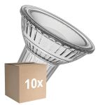 Opakowanie 10x Ledvance LED Spot GU10 PAR16 6.9W 650lm 120D - 940 Zimna Biel | Najlepsze Renderowanie Kolorów - Ściemnianie - Zamienne 80W