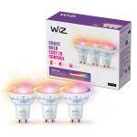 Opakowanie 3x WiZ Smart LED Spot GU10 PAR16 5W 400lm 36D | Najlepsze Renderowanie Kolorów - Ściemnianie - Zamienne 50W