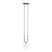 Emibig Lampa Wisząca Glam Stal Czarny | Nadaje Się Do 1x E14 - Max 10W