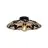 Good&Mojo Lampa sufitowa Andros Czarny/Natural | Nadaje Się Do 1x E27 