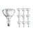 Opakowanie 10x Philips BR125 IR 250W E27 230-250V przejrzysty