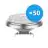 Opakowanie 50x Noxion Spot LED Spot G53 AR111 7.2W 450lm 40D - 918-927 Dim To Warm | Najlepsze Renderowanie Kolorów - Ściemnianie - Zamienne 50W