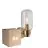 Opakowanie 6x Nordlux Tutan Światło Ścienne Szkło Mosiądz | Nadaje Się Do E14