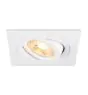 SLV New Tria 75 Spot Aluminium Valkoinen Plac | Aukko 75mm - Nadaje Się Do 1x GU10 