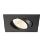 SLV New Tria Uniwersalny 68 Spot Aluminium Czarny Plac 8.6W 600lm 60D - 925-930-940 CCT | Aukko 68mm - Najlepsze Renderowanie Kolorów - Ściemnianie 