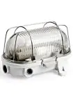 Interlight Bulkhead Bulley Valkoinen Bakelite max. 25W | 170x125mm - IP54 - Nadaje Się Do 1x E27