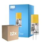 Opakowanie 12x Philips LED Capsule CorePro G4 Przezroczysty 2.4W 300lm - 827 Bardzo Ciepła Biel | Zamienne 28W