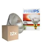 Opakowanie 12x Philips PAR38 IR 175W E27 230V przejrzysty