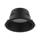 Noxion LED Downlight Hera Głęboki Wpuszczany Czarny 15W 1500lm 80D - 827-830-840 CCT | 176mm - Aukko 150mm